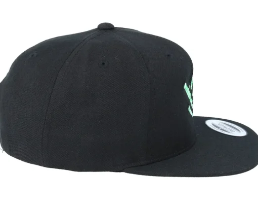 Sale Xaka Shaka Hand Floral Black Snapback -