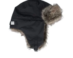 Outlet Beechfield Sherpa Hat Black Trapper -