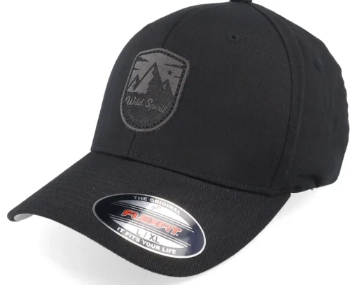 Flexfit-Wild Spirit Shield Peak Black Flexfit -