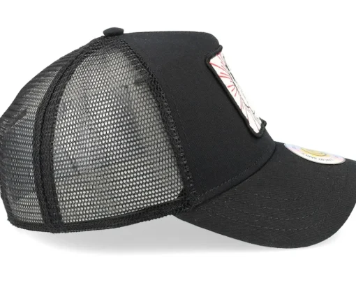 Trucker-Lucid Smile Shine Girl Patch Trucker - Black