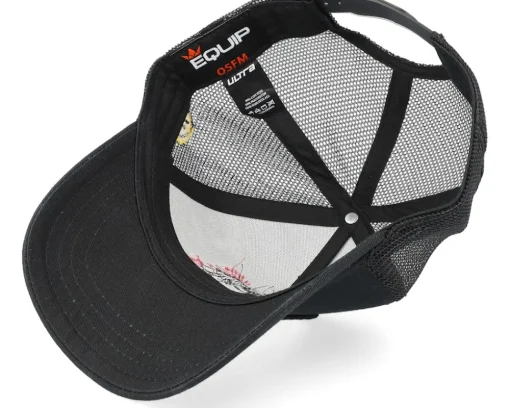 Trucker-Lucid Smile Shine Girl Patch Trucker - Black