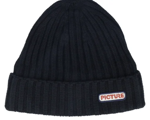 Cuff Beanies-Picture Ship Beanie Black Cuff -
