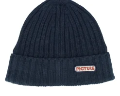 Cuff Beanies-Picture Ship Beanie Dark Blue Cuff -