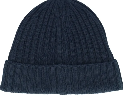 Cuff Beanies-Picture Ship Beanie Dark Blue Cuff -