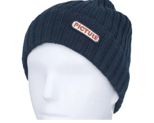Cuff Beanies-Picture Ship Beanie Dark Blue Cuff -