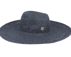 Straw Hat | Sun Hat-Rip Curl Shore Break Boho Black Straw Sun Hat -