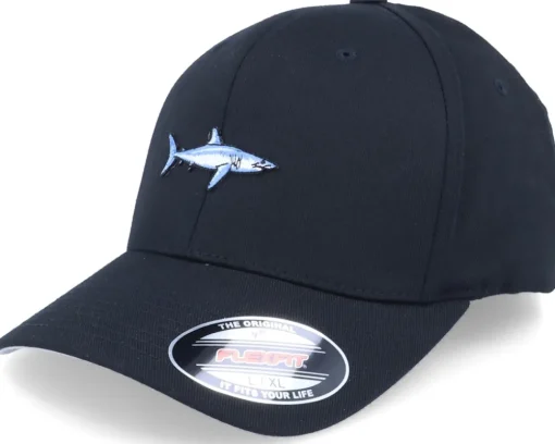 Discount Skillfish Short Fin Mako Shark Black Flexfit -