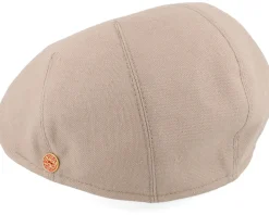 Fashion Mayser Sidney Como Camel Flat Cap -