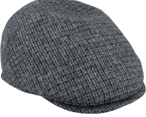 Flat Caps | Earflap-Mayser Sidney Plus Amaro Grey Flat Cap -