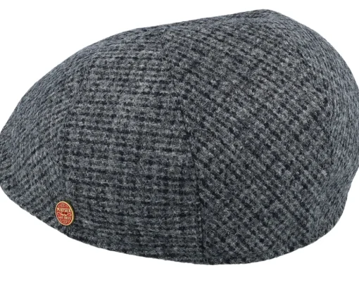 Flat Caps | Earflap-Mayser Sidney Plus Amaro Grey Flat Cap -