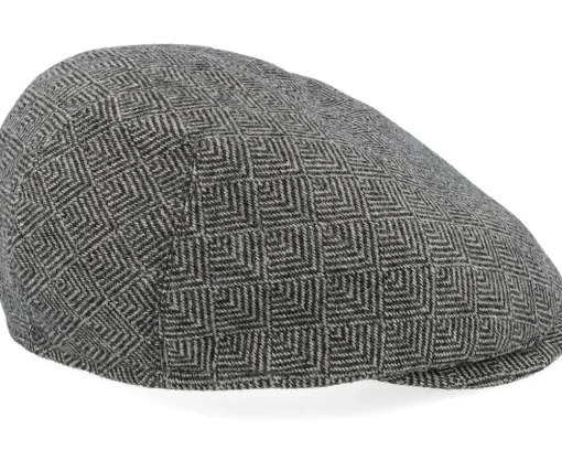 Flat Caps-Mayser Sidney Plus Amaro Grey Flat Cap -