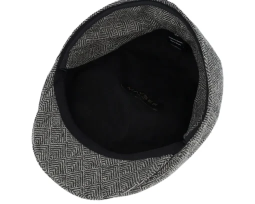 Flat Caps-Mayser Sidney Plus Amaro Grey Flat Cap -