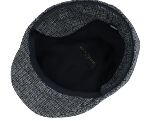 Flat Caps | Earflap-Mayser Sidney Plus Amaro Grey Flat Cap -