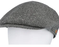 Flat Caps-Mayser Sidney Plus Amaro Grey Flat Cap -