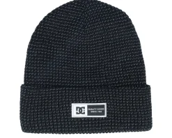 Skate-DC Sight Beanie Reflective Black Cuff -