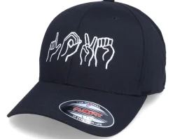 Online Iconic Sign Of Love Black Flexfit -
