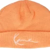 Hot Karl Kani Signature Fisherman Beanie Light Orange Short Beanie -