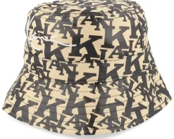 Clearance Karl Kani Signature Retro Logo Hat Sand/Black Bucket -