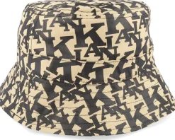 Clearance Karl Kani Signature Retro Logo Hat Sand/Black Bucket -
