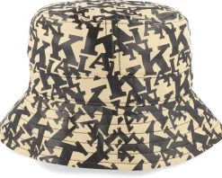 Clearance Karl Kani Signature Retro Logo Hat Sand/Black Bucket -