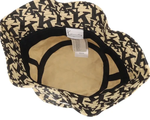 Clearance Karl Kani Signature Retro Logo Hat Sand/Black Bucket -