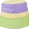 Clearance Karl Kani Signature Reversible Block Purple/Yellow/Green Bucket -