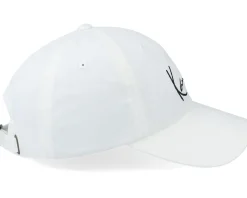 Dad Cap-Karl Kani Signature White Dad Cap -