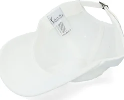 Dad Cap-Karl Kani Signature White Dad Cap -