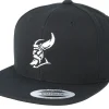 Outlet Vikings Silhouette Black Snapback -