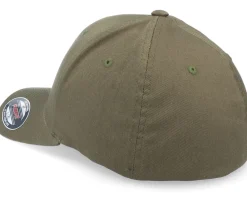 Outlet Born To Ride Skull Biker Logo Olive Flexfit -