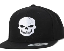 Snapback-Iconic Skull Black/White Snapback -