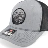 Trucker-Wild Spirit Skull Mountain 112 Heather Grey/Black Trucker -