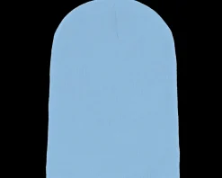 Long Beanies-Beechfield Sky Blue Long Blank Beanie -