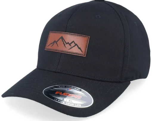 Flexfit-Wild Spirit Small Box Mountain Patch Black Flexfit -