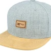 Snapback-Wild Spirit Small Hatsie The Red Panda Patch Grey/Suede Snapback -