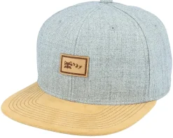 Snapback-Wild Spirit Small Hatsie The Red Panda Patch Grey/Suede Snapback -
