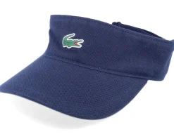 Clearance Lacoste Small Logo Navy Blue Visor -
