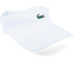 Visor-Lacoste Small Logo White Visor -