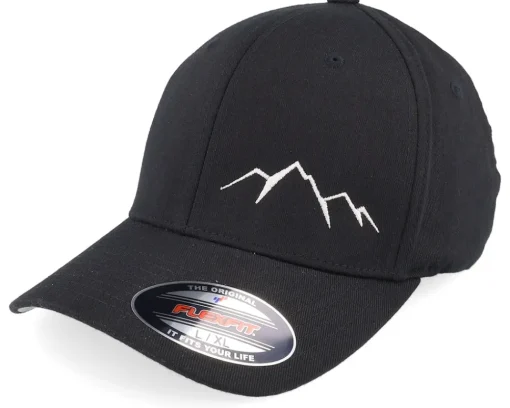 Flexfit-Wild Spirit Small Mountain Black Flexfit -