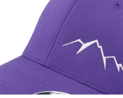 Fashion Wild Spirit Small Mountain White/ Flexfit - Purple