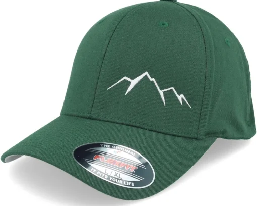 Hot Wild Spirit Small Mountain White/Spruce Flexfit - Green