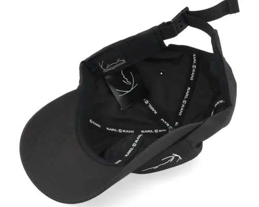 Dad Cap-Karl Kani Small Signature Ripstop Cap Black Dad Cap -