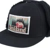 Earflap-Wild Spirit Småland Canvas Flatbrim Black Earflap -