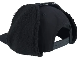 Earflap-Wild Spirit Småland Canvas Flatbrim Black Earflap -