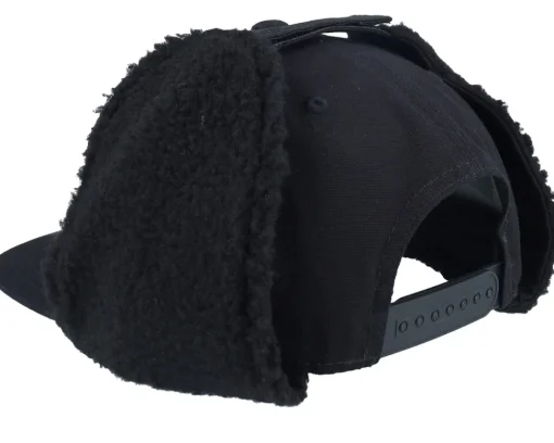 Earflap-Wild Spirit Småland Canvas Flatbrim Black Earflap -