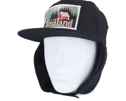 Earflap-Wild Spirit Småland Canvas Flatbrim Black Earflap -