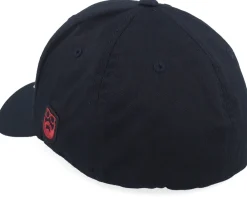 Discount Bearded Man Smoke Grill Bbq Logo Blk Wooly Combed Black Flexfit -