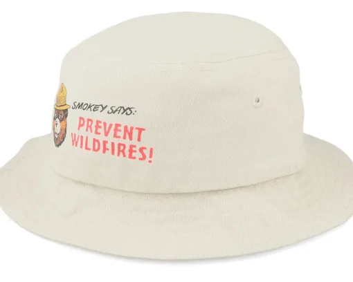 Discount American Needle Smokey Bear Twill Screen Stone Bucket -