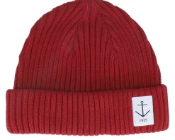 Short Beanies-Resteröds Smula Burgundy Short Beanie - Red