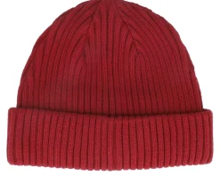 Short Beanies-Resteröds Smula Burgundy Short Beanie - Red